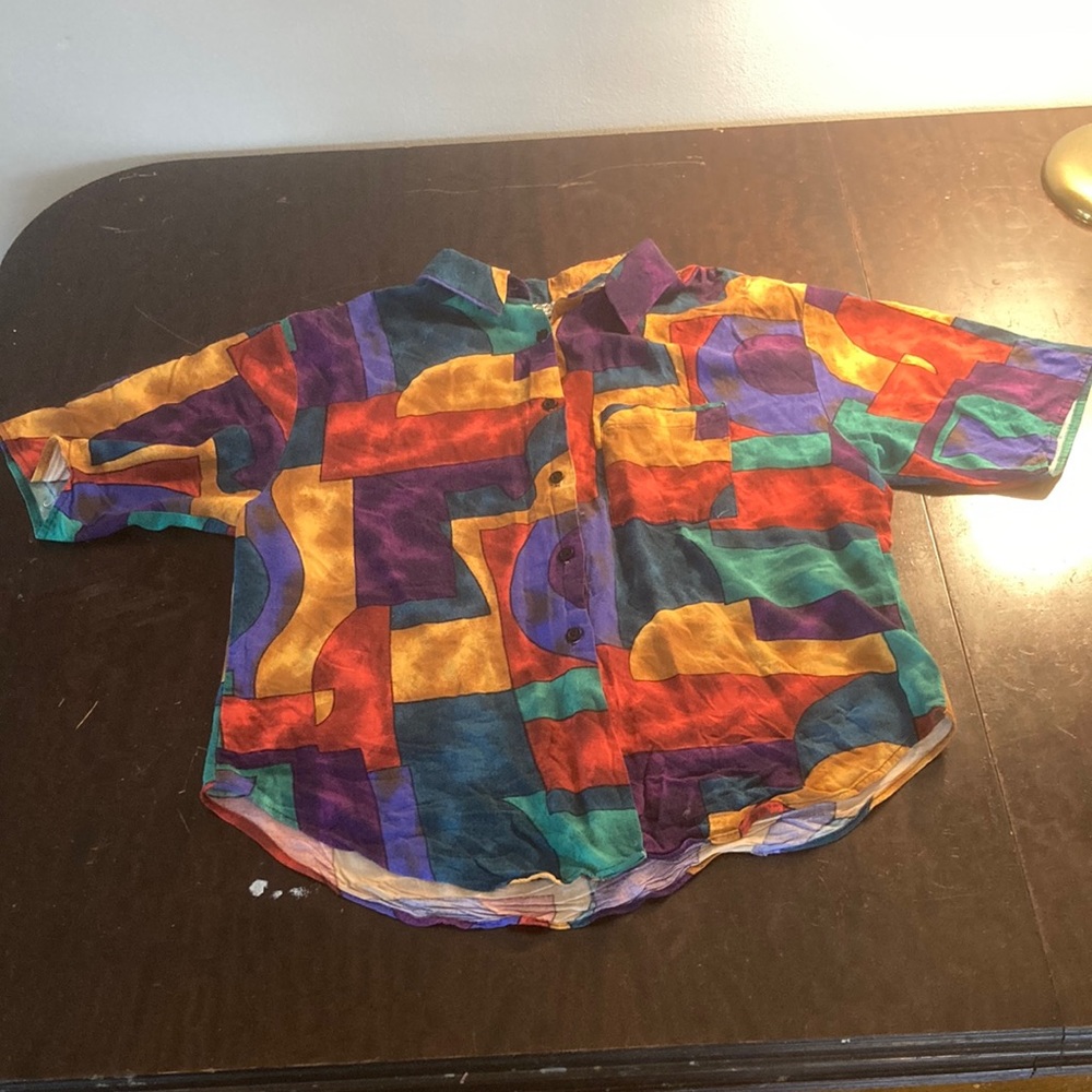 Melissa Robyn abstract print shirt